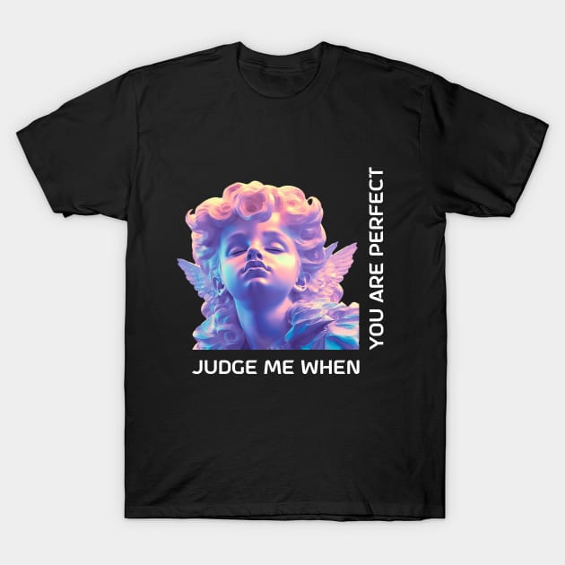Judge Me When You Are Perfect T-Shirt by HoneySwoon